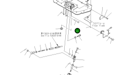 Палец 17A-43-28250 Komatsu