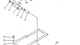 Палец 22X-861-2160 Komatsu