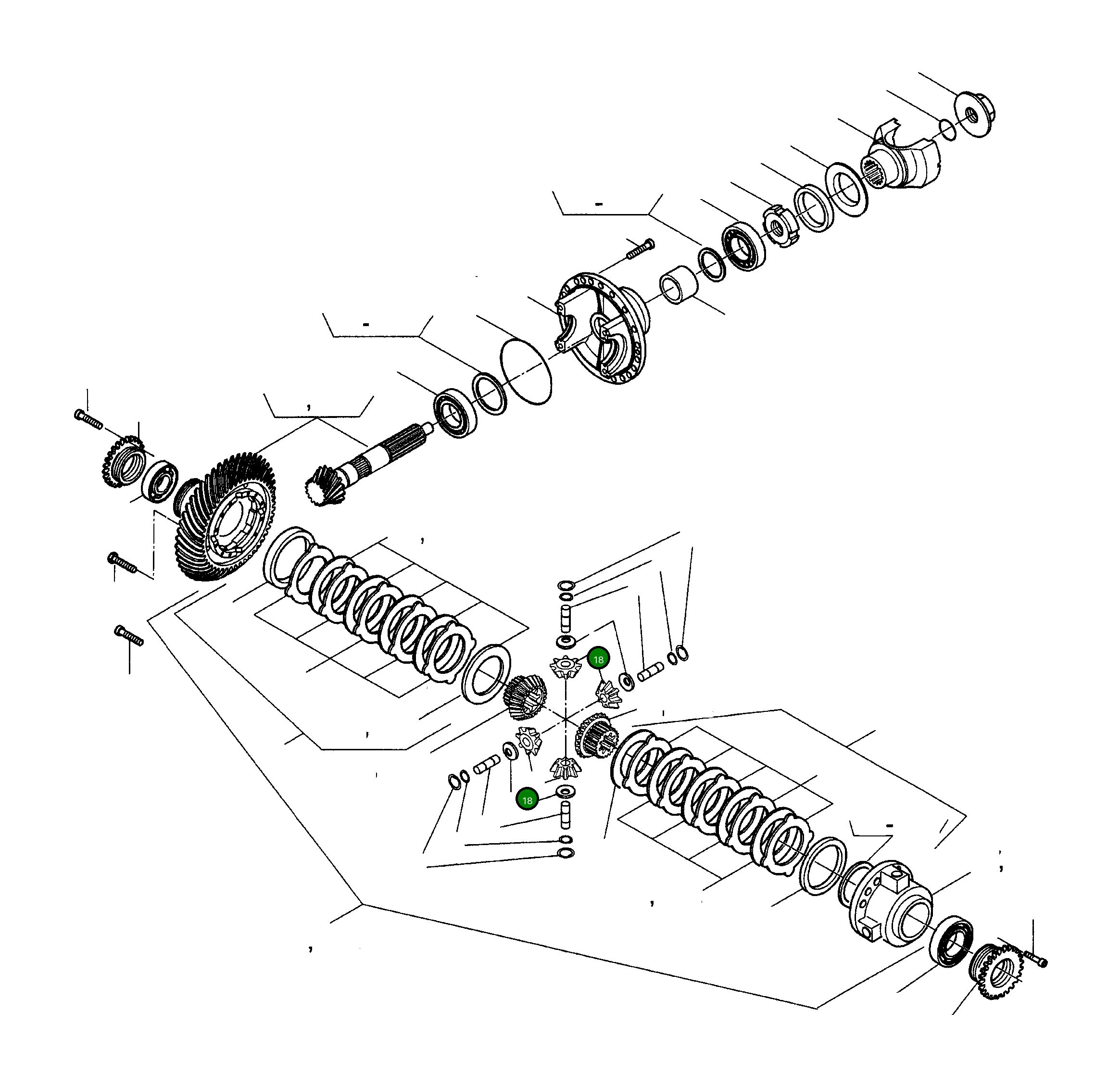 Коническая шестерня 42W-22-H0P31 Komatsu