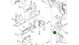 Кронштейн 6261-11-2410 Komatsu