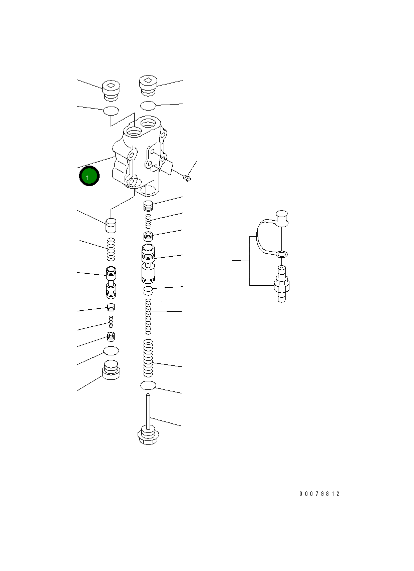 Корпус 17A-15-35131 Komatsu