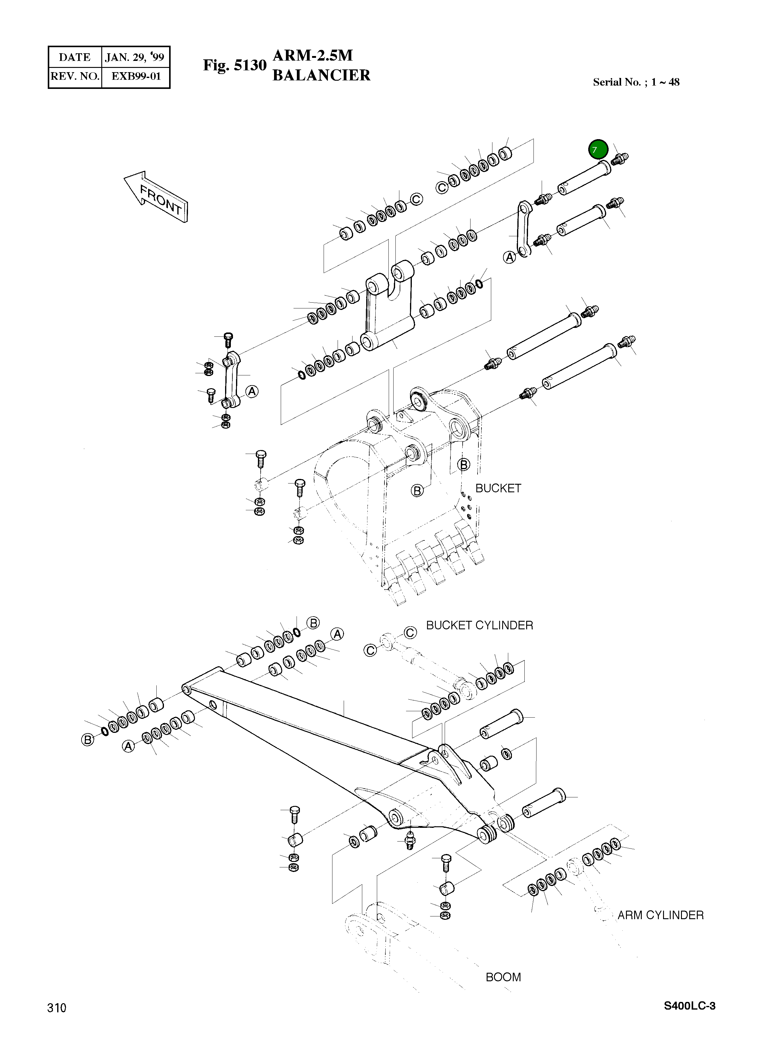 Палец 2123-4196 Komatsu