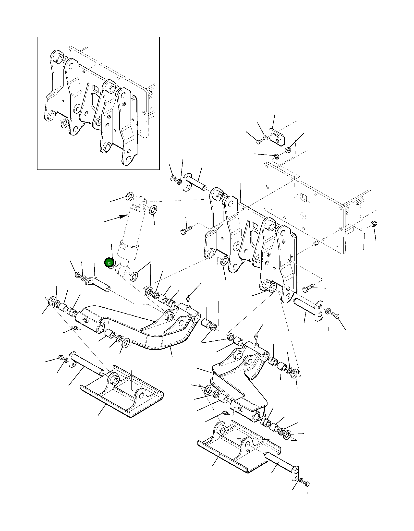 Палец 21D-09-43260 Komatsu