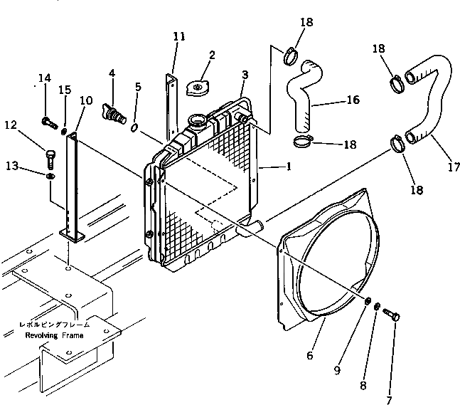 Шланг 20M-03-32230 Komatsu
