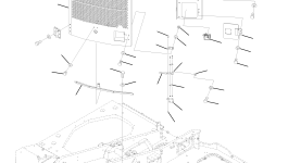 Кронштейн 4A2-54-14130 Komatsu