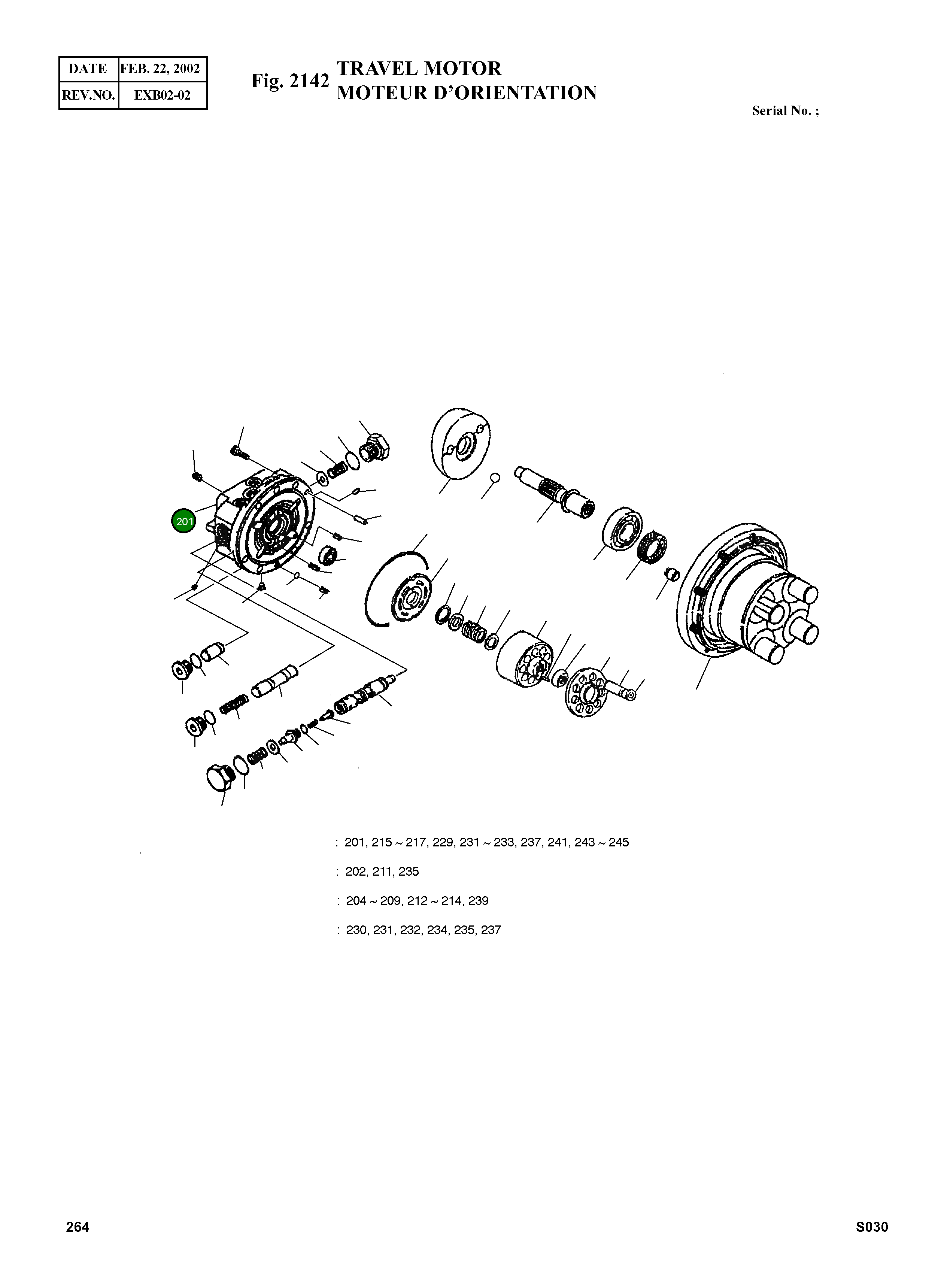 Корпус 1 FZS-2448-01-SR Komatsu