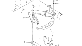 Кронштейн 113-69-23110 Komatsu