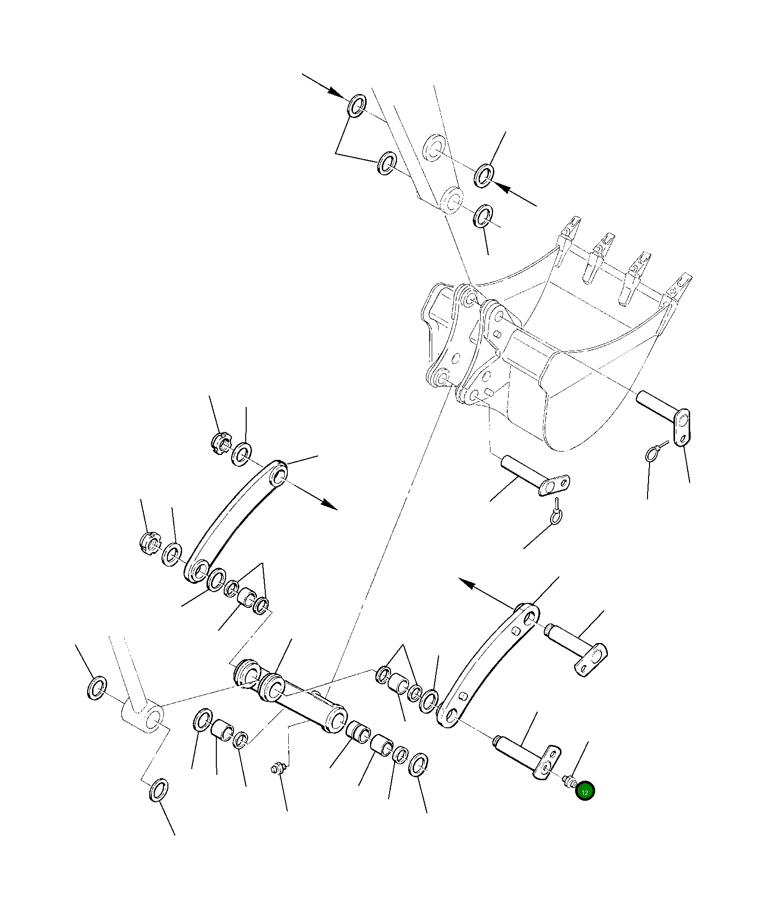 Палец 21D-09-41110 Komatsu