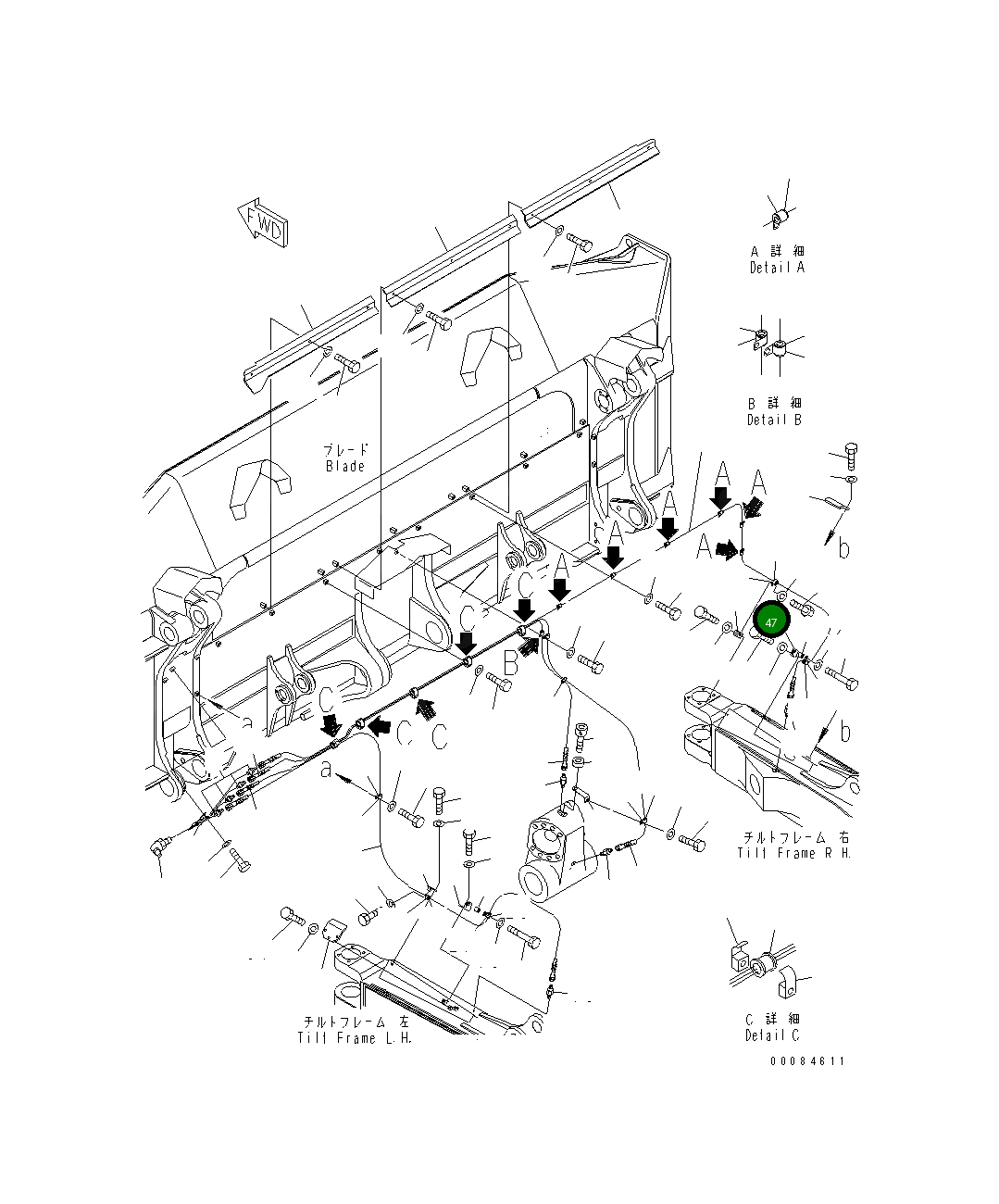 Кронштейн 198-68-11670 Komatsu