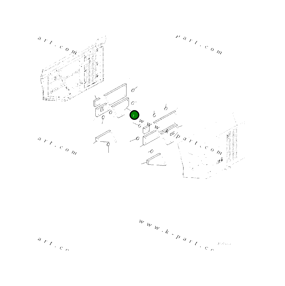 Лист 418-54-61821 Komatsu
