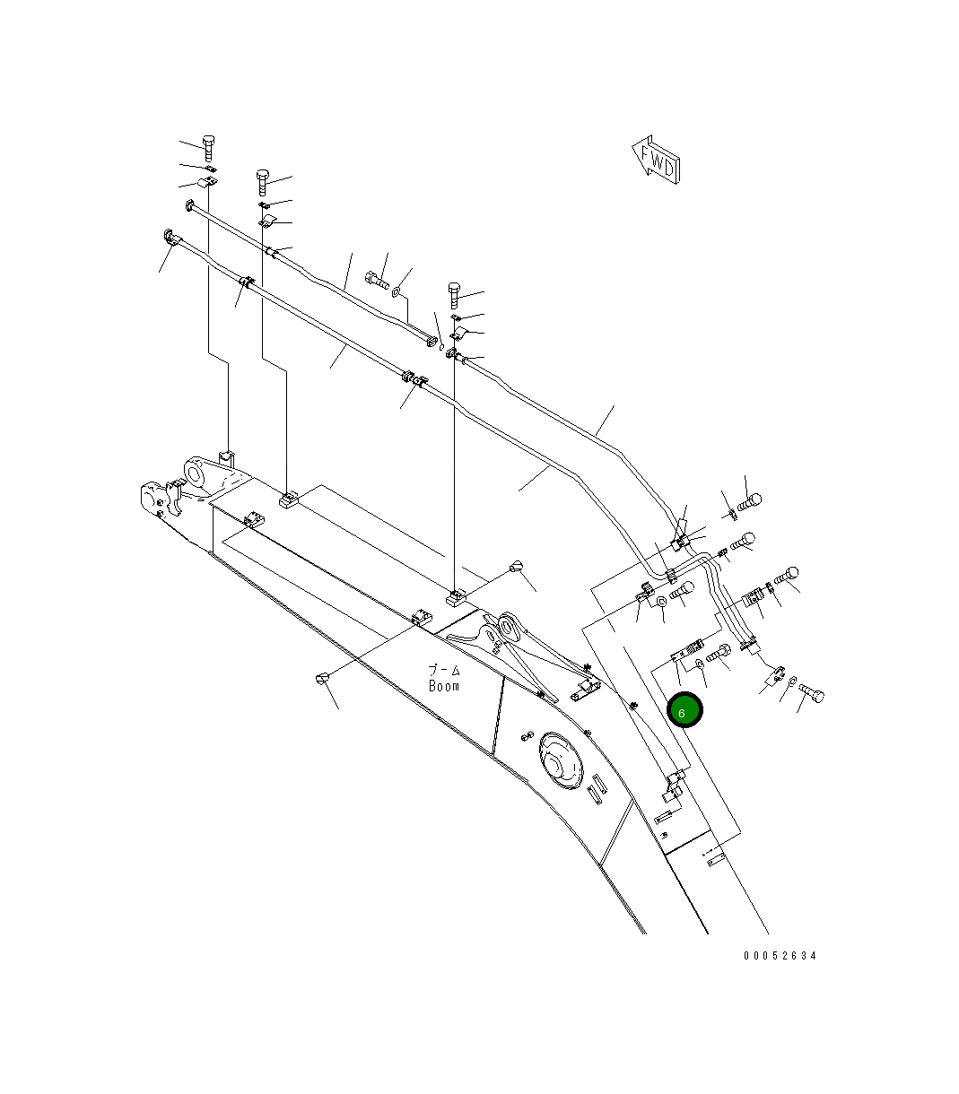 Кронштейн 22U-62-23180 Komatsu