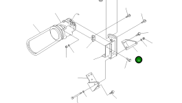Кронштейн 567-07-72340 Komatsu