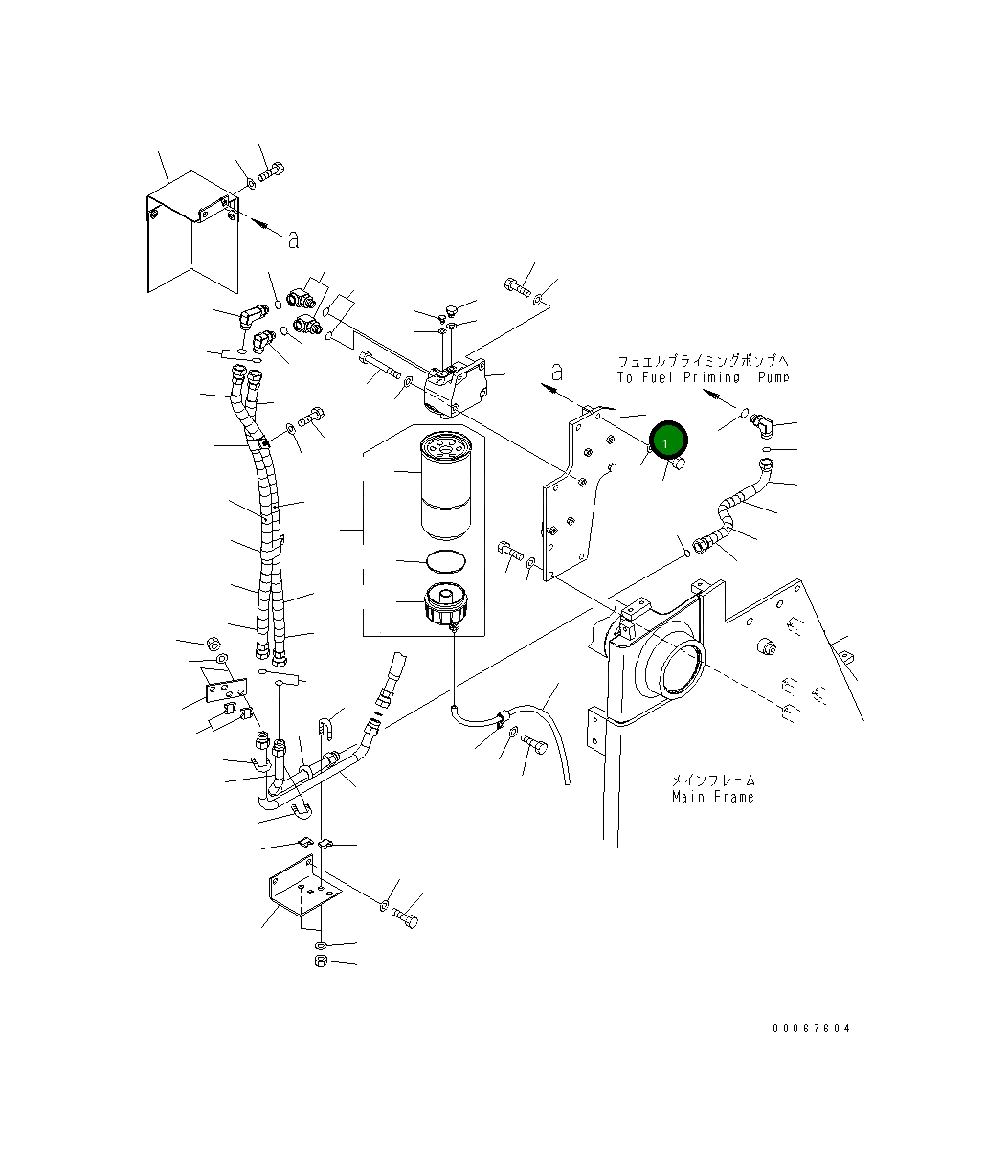 Кронштейн 154-04-75411 Komatsu