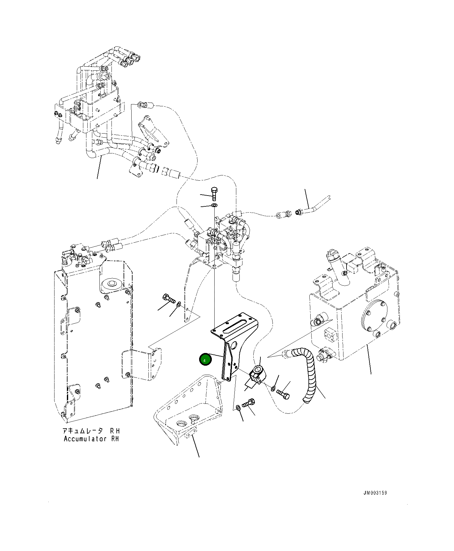 Кронштейн 561-43-84182 Komatsu