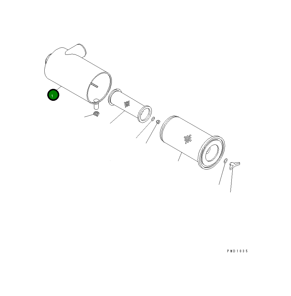Корпус 6735-81-7210 Komatsu