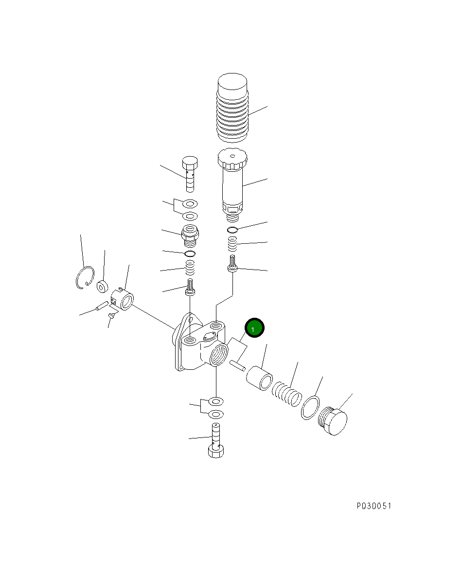 Корпус DK152003-1020 Komatsu