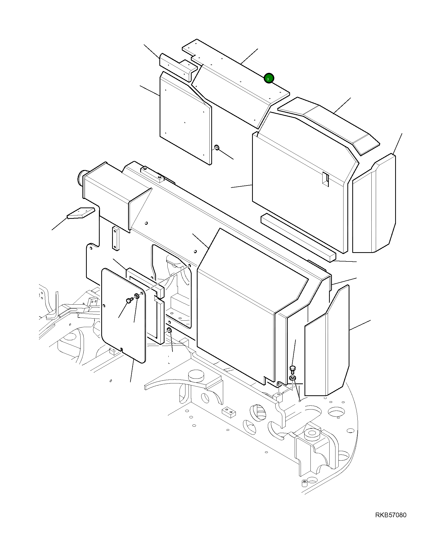 Лист 21W-54-R7281 Komatsu