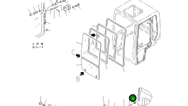 Палец 21D-54-13460 Komatsu