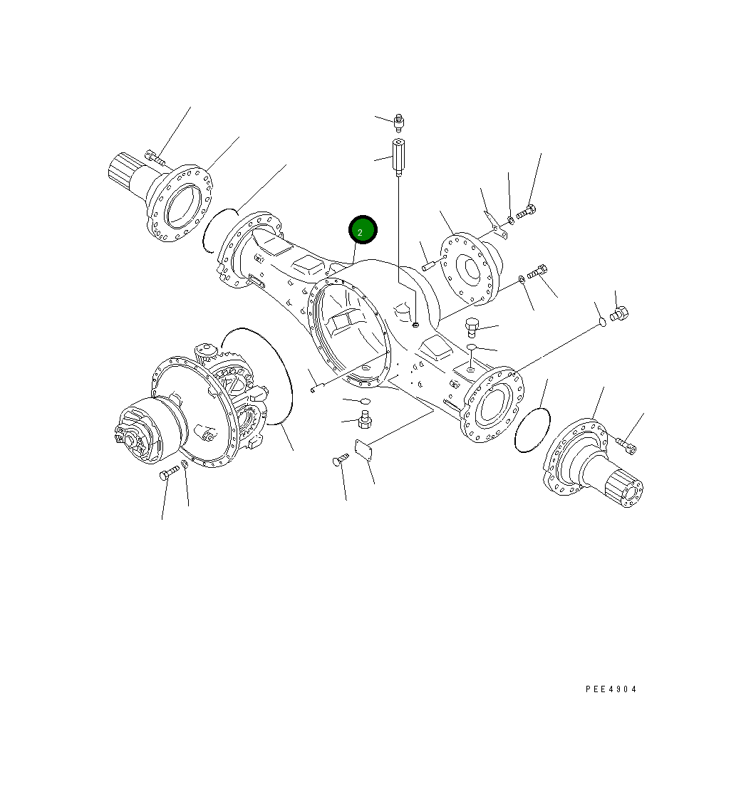 Корпус 421-23-23110 Komatsu