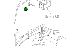 Кронштейн 22U-54-11780 Komatsu