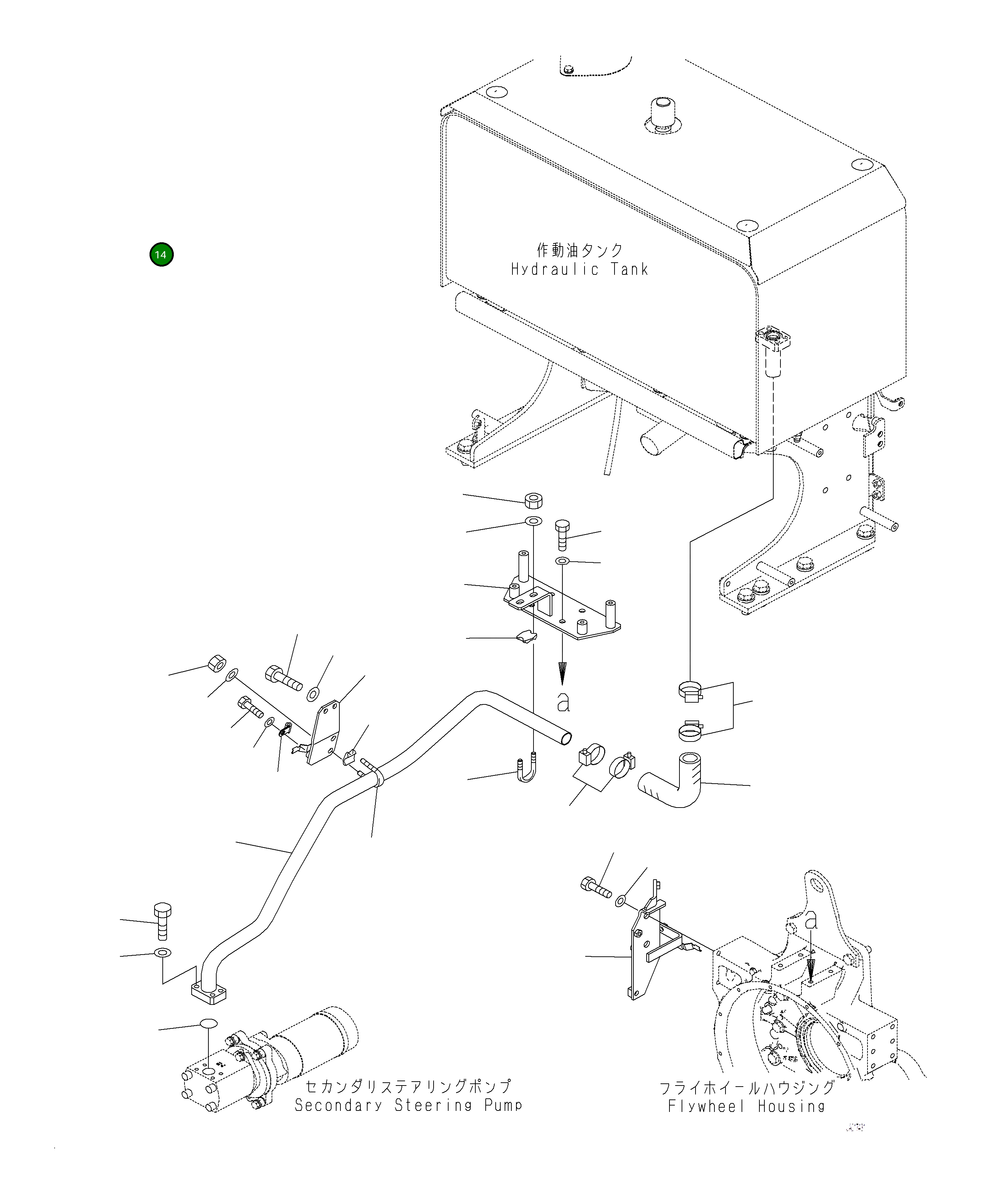 Кронштейн 421-62-55110 Komatsu