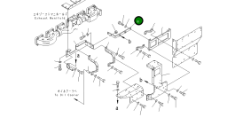 Кронштейн 6162-13-7440 Komatsu