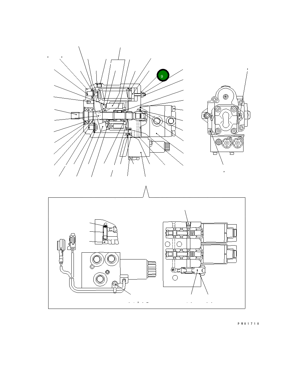 Направляющая YM172422-73210 Komatsu