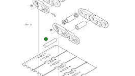 Палец 2123-6060 Komatsu