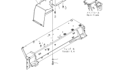 Кронштейн 154-54-74370 Komatsu