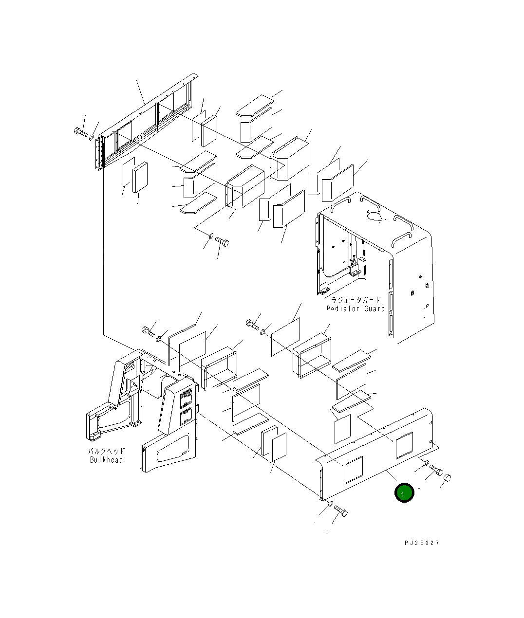 Капот 426-Z84-2672 Komatsu