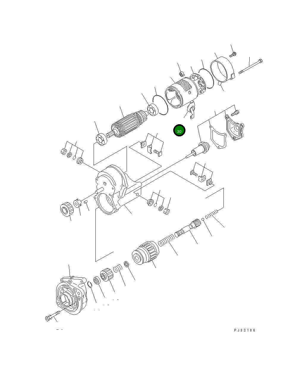 Колпак YM129129-77380 Komatsu