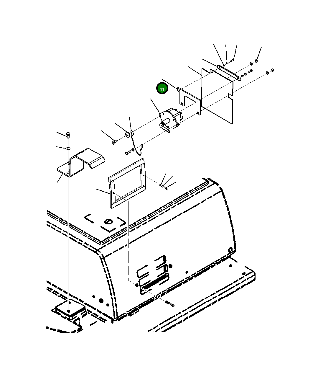 Опора 20Y-959-B230 Komatsu