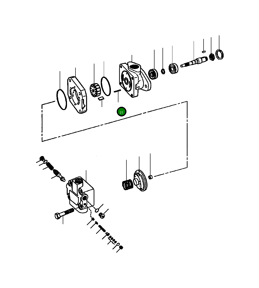 Палец 250 366 C1 Komatsu