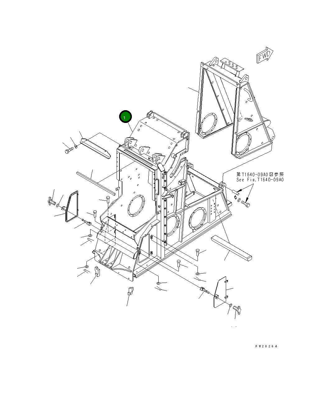 Корпус 8255-70-4112 Komatsu