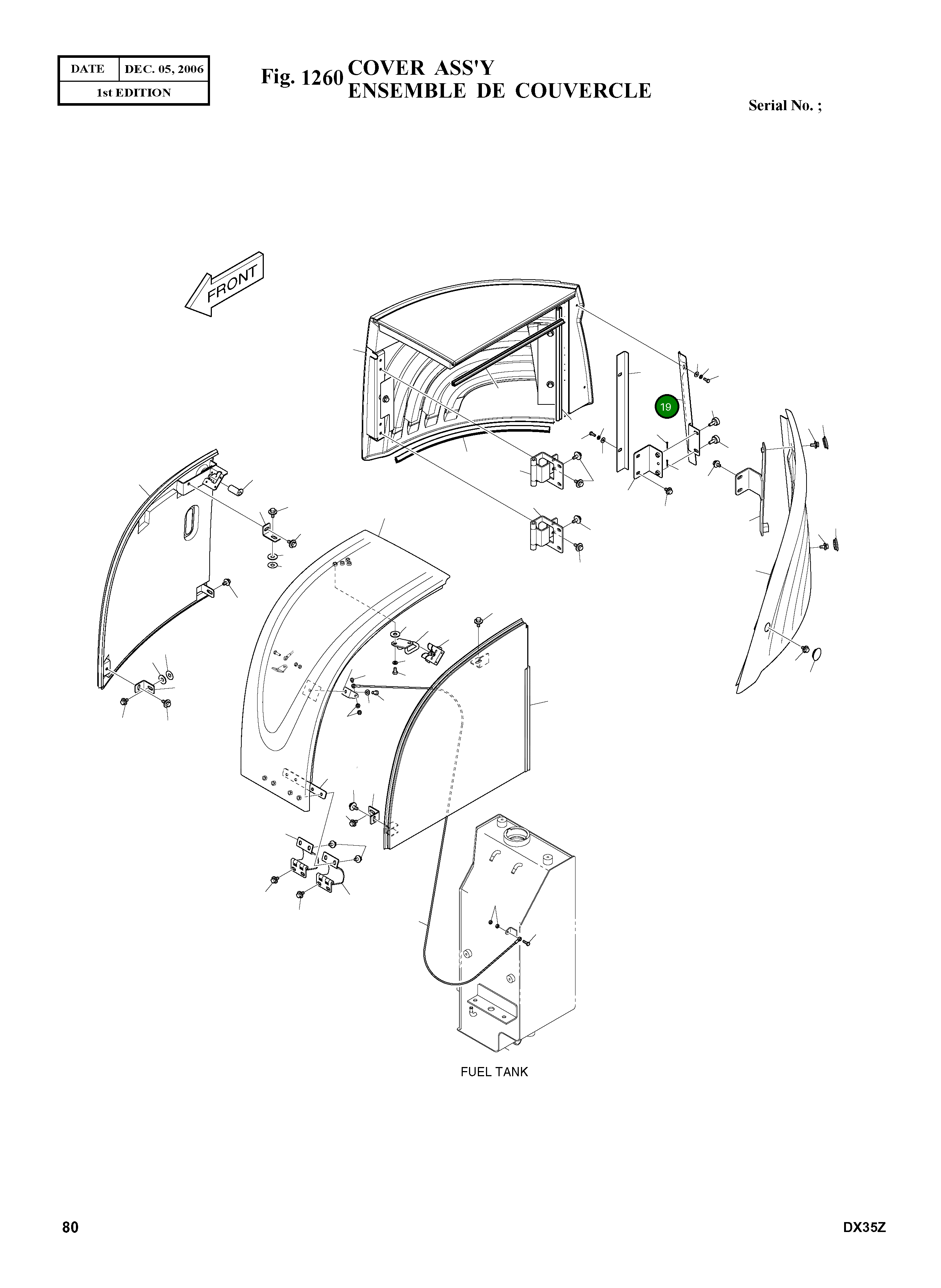 Кронштейн K1009429A Komatsu