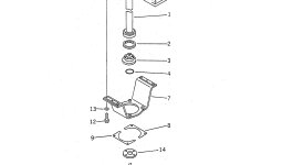 Регулировочная прокладка 21T-06-73230 Komatsu
