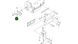 Кронштейн 6162-13-7251 Komatsu