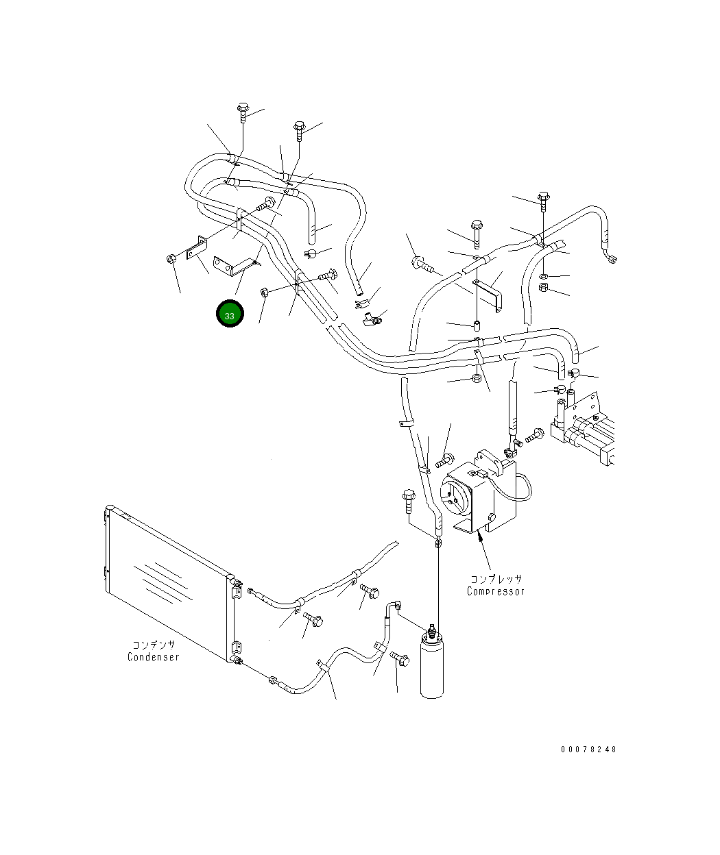 Кронштейн 567-07-73830 Komatsu