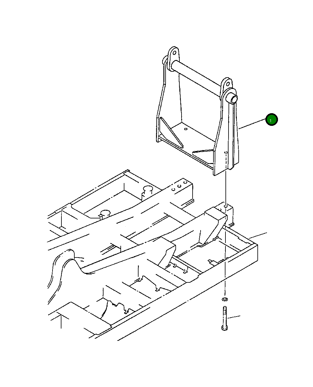 Кронштейн 209-98-51180 Komatsu