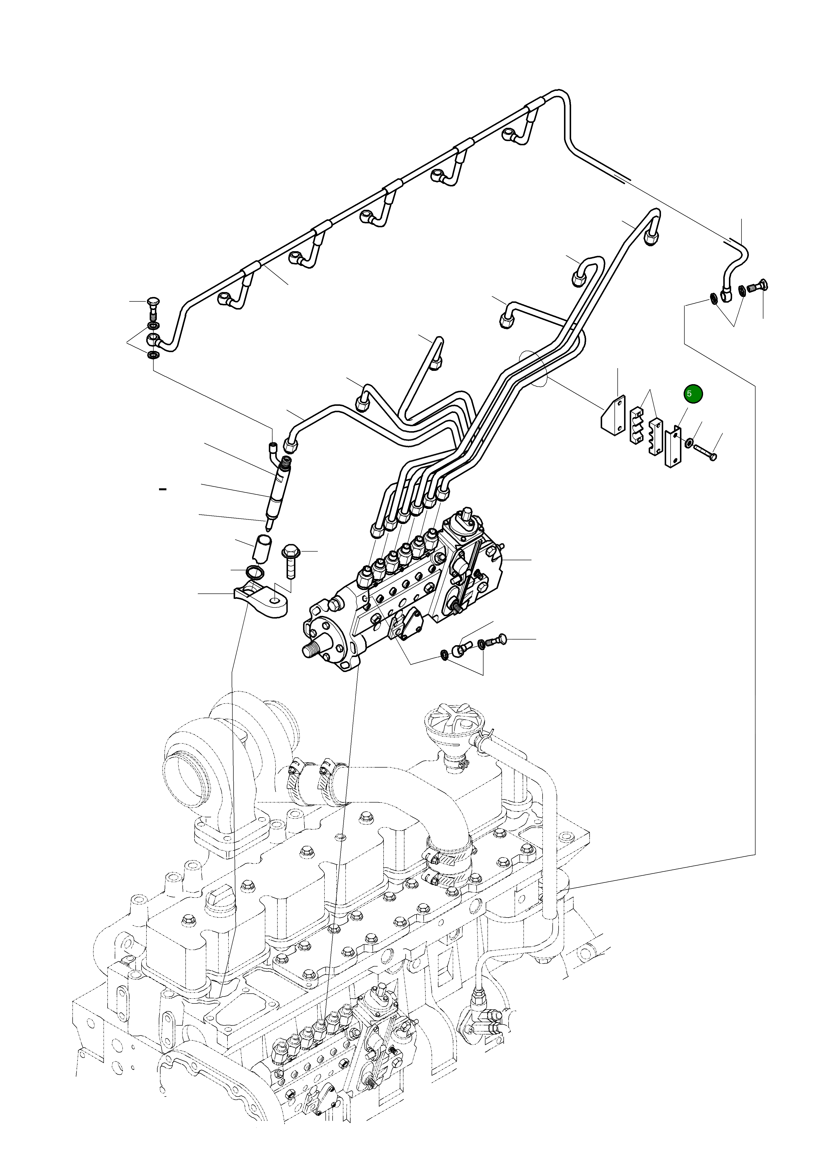 Кронштейн CU3904519 Komatsu