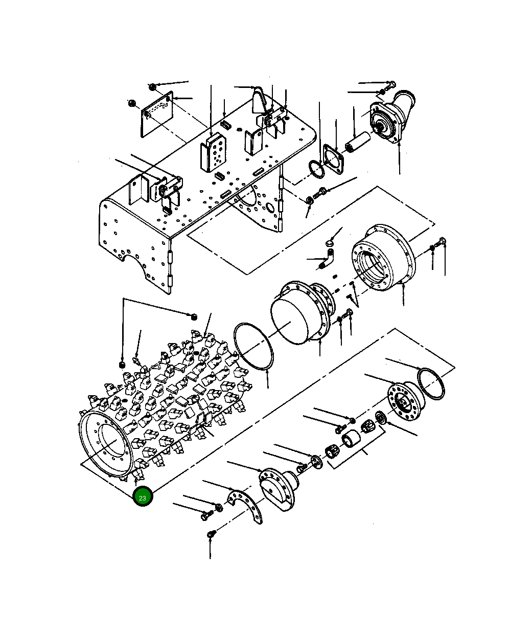 Основание T-образного паза 159 191 Komatsu
