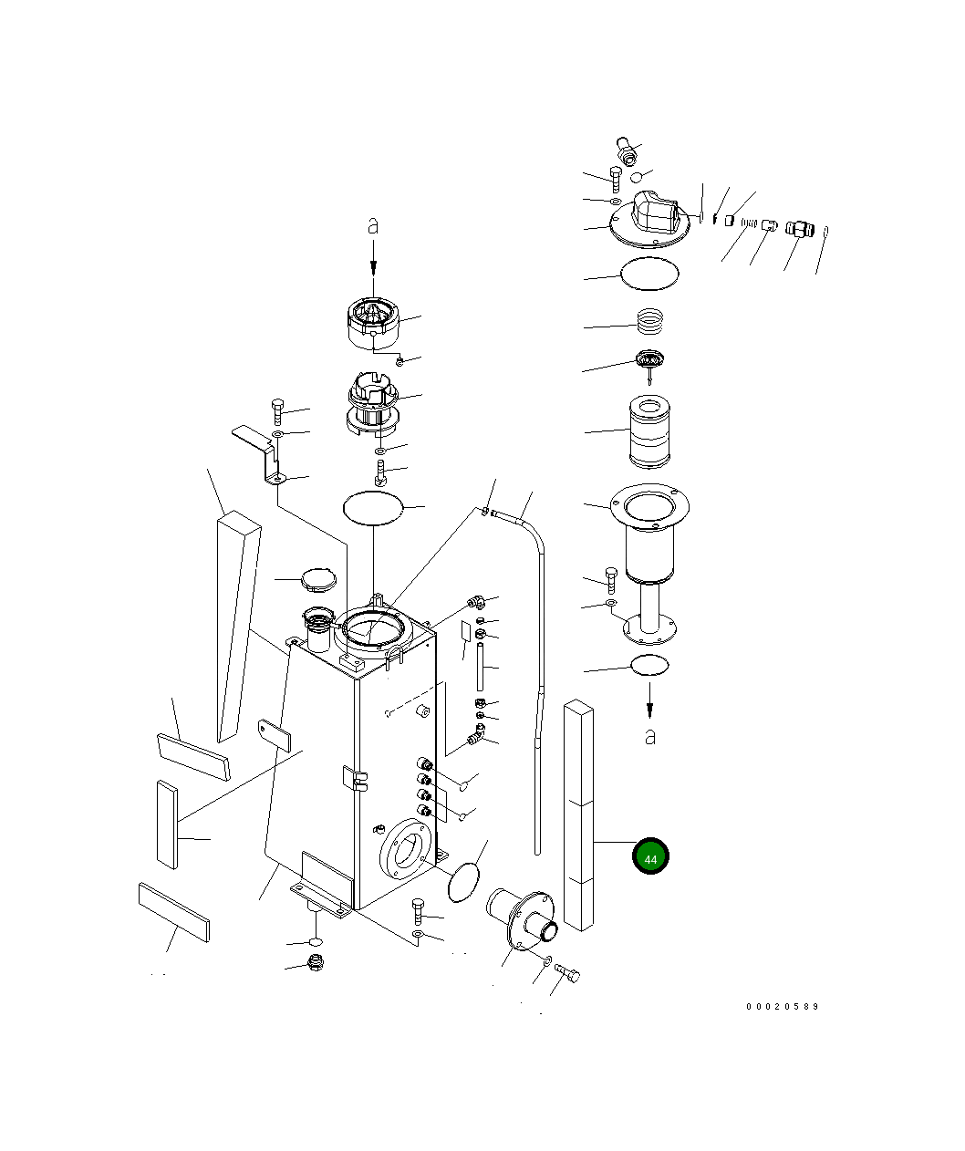 Лист 22L-60-27150 Komatsu