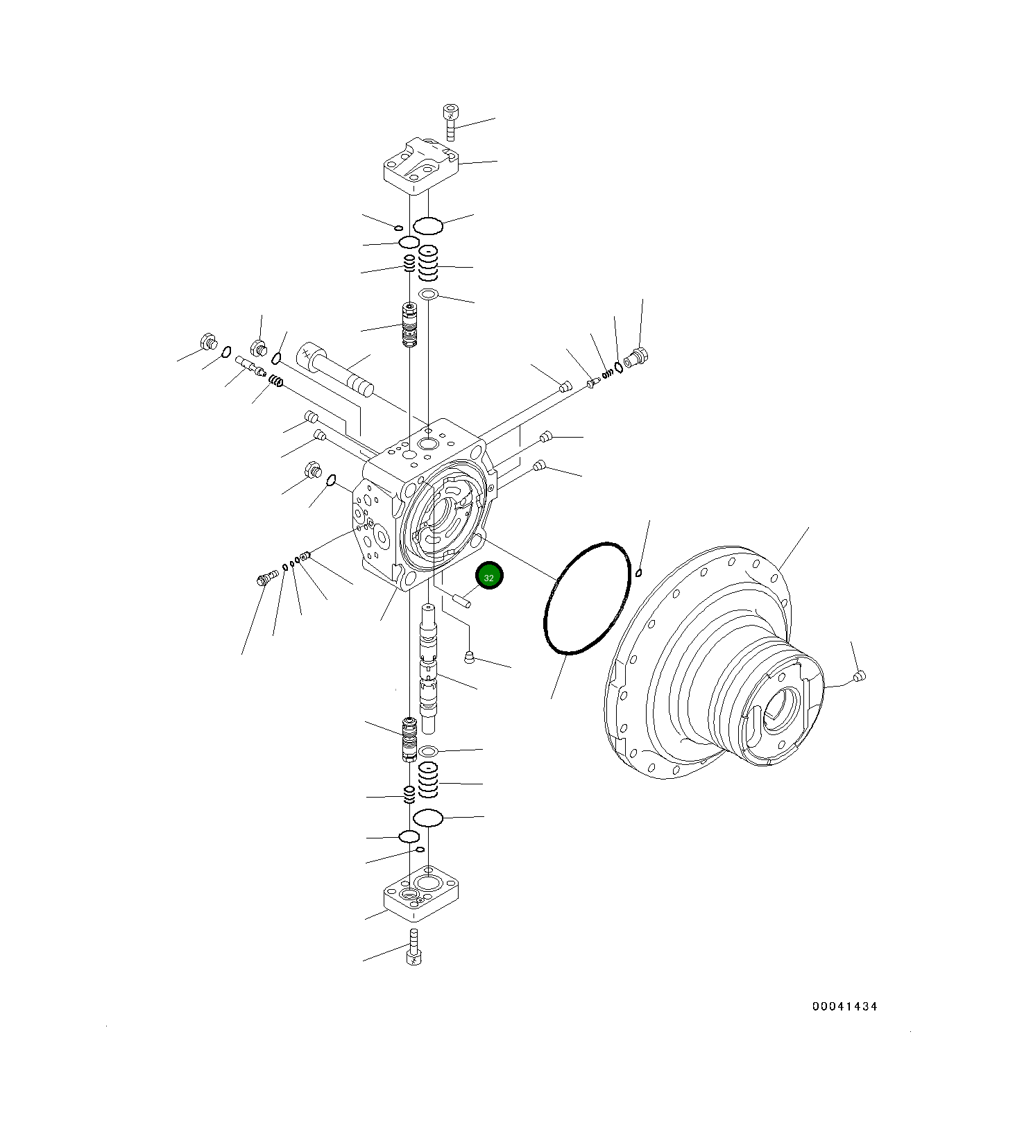 Палец 04020-01228 Komatsu