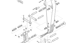 Палец 2123-2209A Komatsu