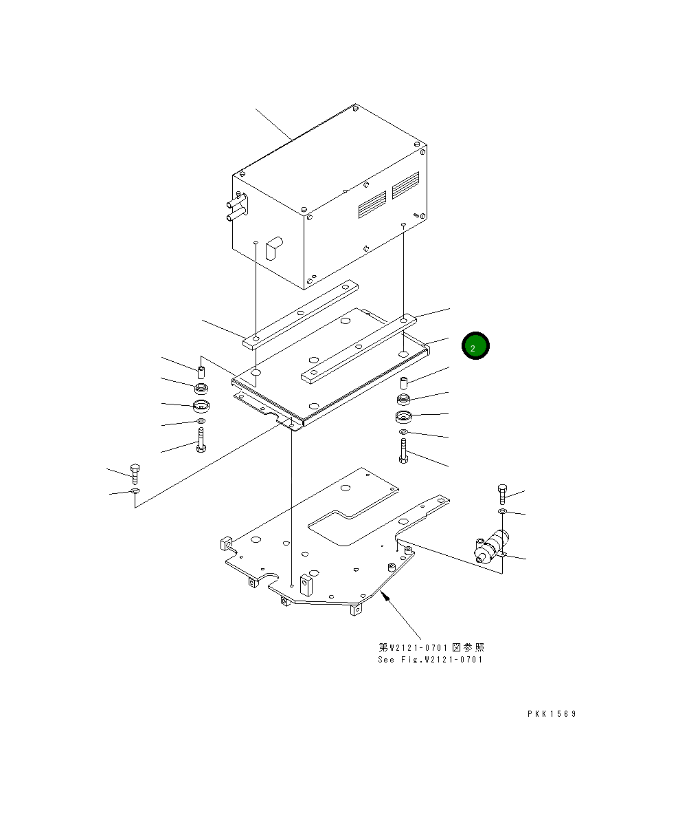 Кронштейн 14X-977-1520 Komatsu