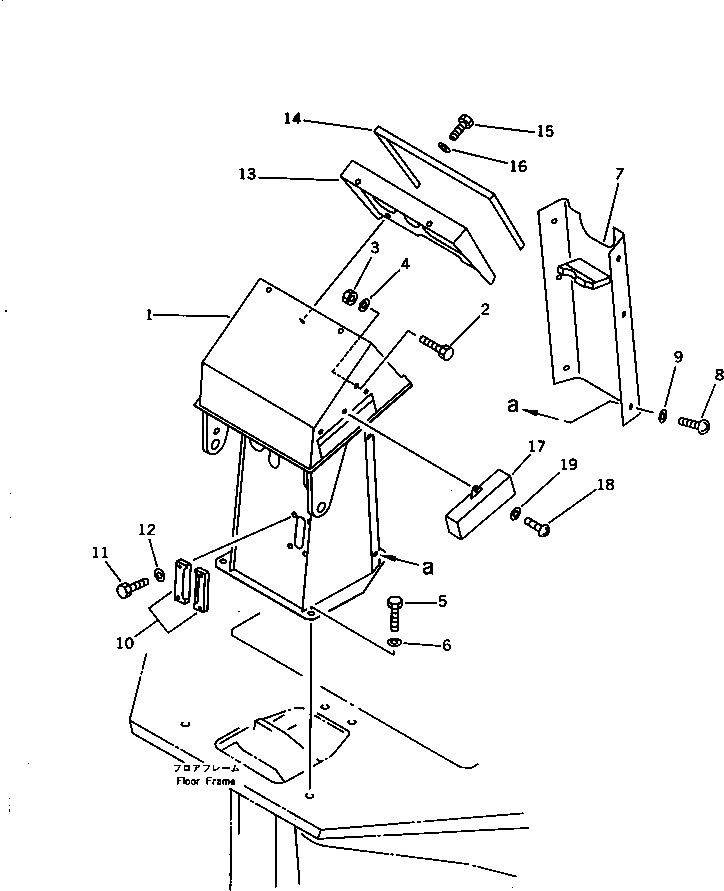 Панель 416-54-12320 Komatsu