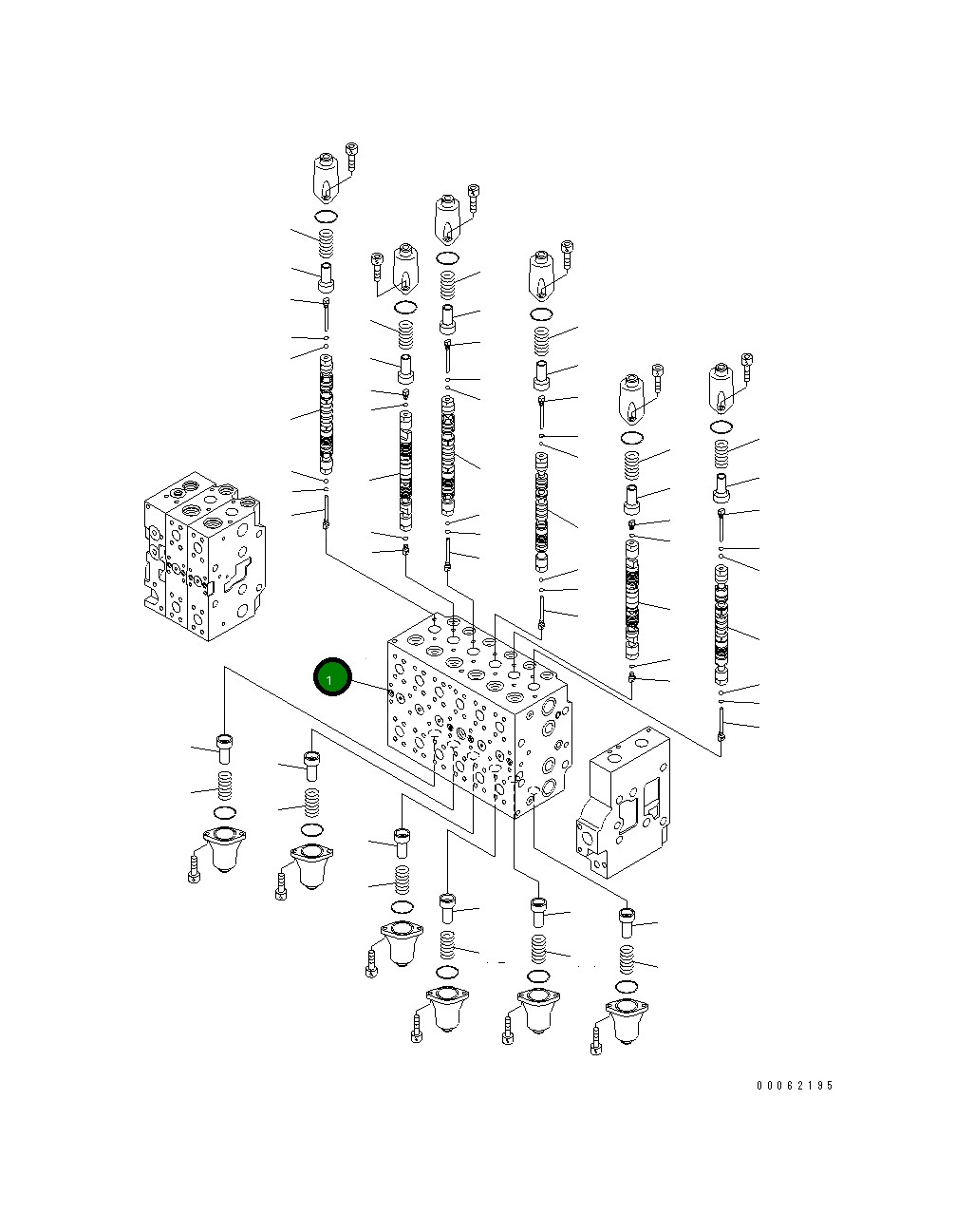 Клапанный блок 723-46-11420 Komatsu