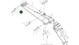 Палец 20Y-70-31252NK Komatsu
