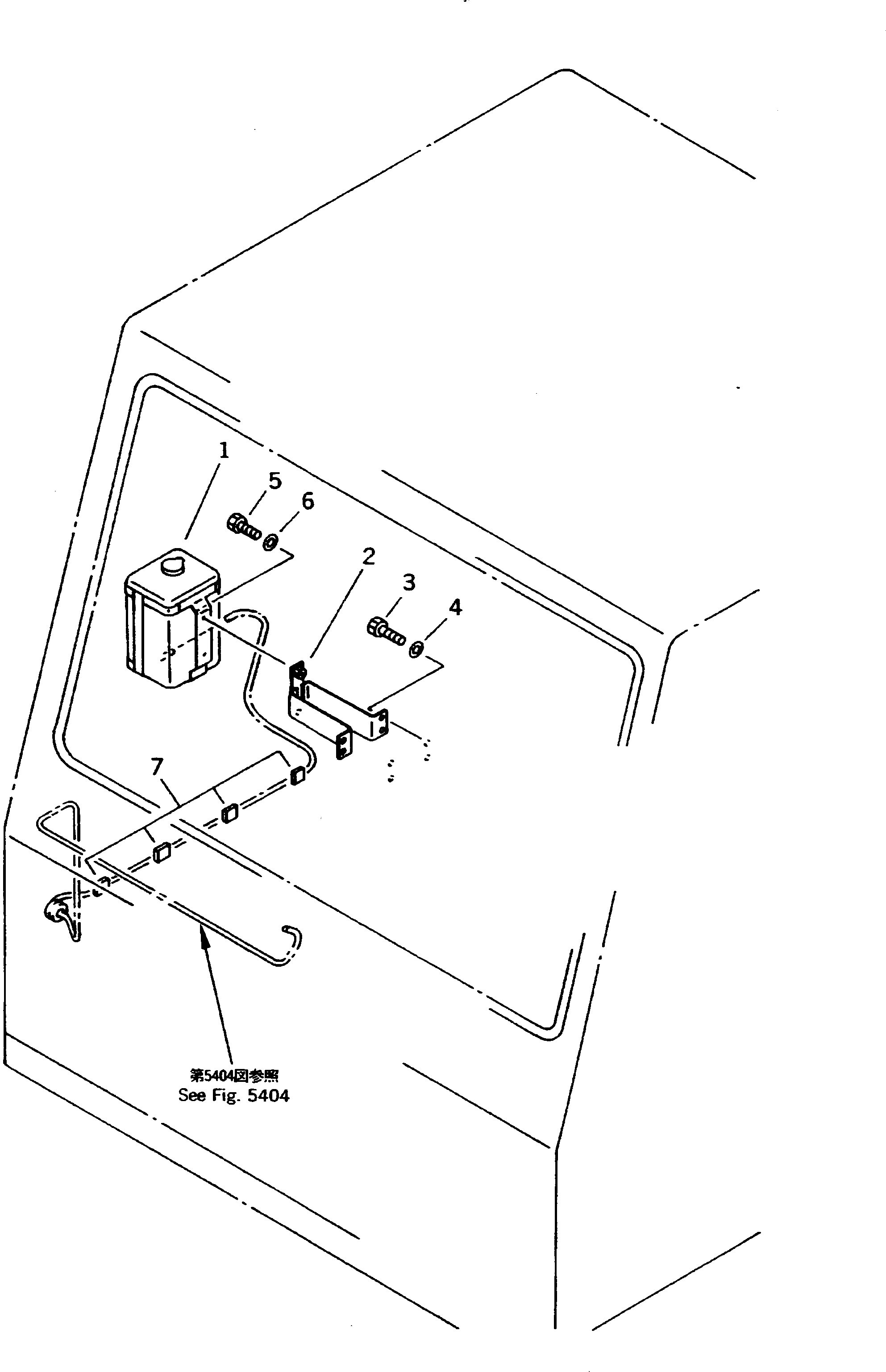 Кронштейн 566-06-6A910 Komatsu