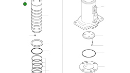 Палец 53C264-0 Komatsu